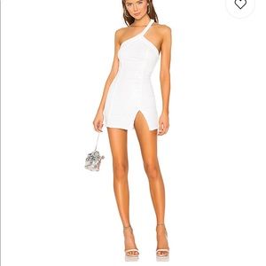 Cicely Mini Dress in White by Superdown